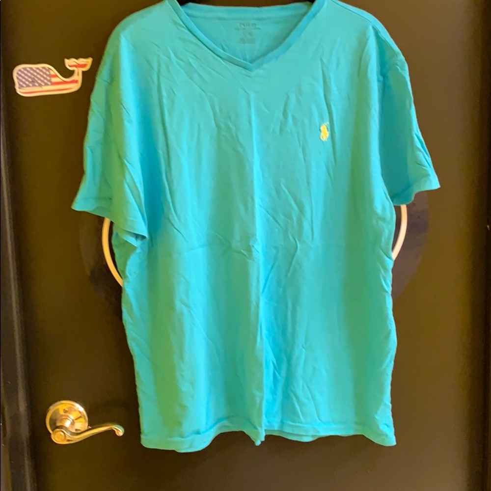Aqua Polo V-neck